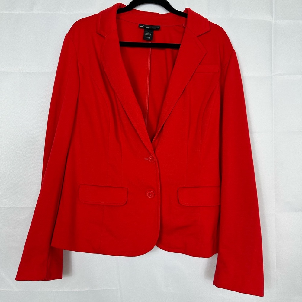 Lane Bryant Red Blazer Size 18